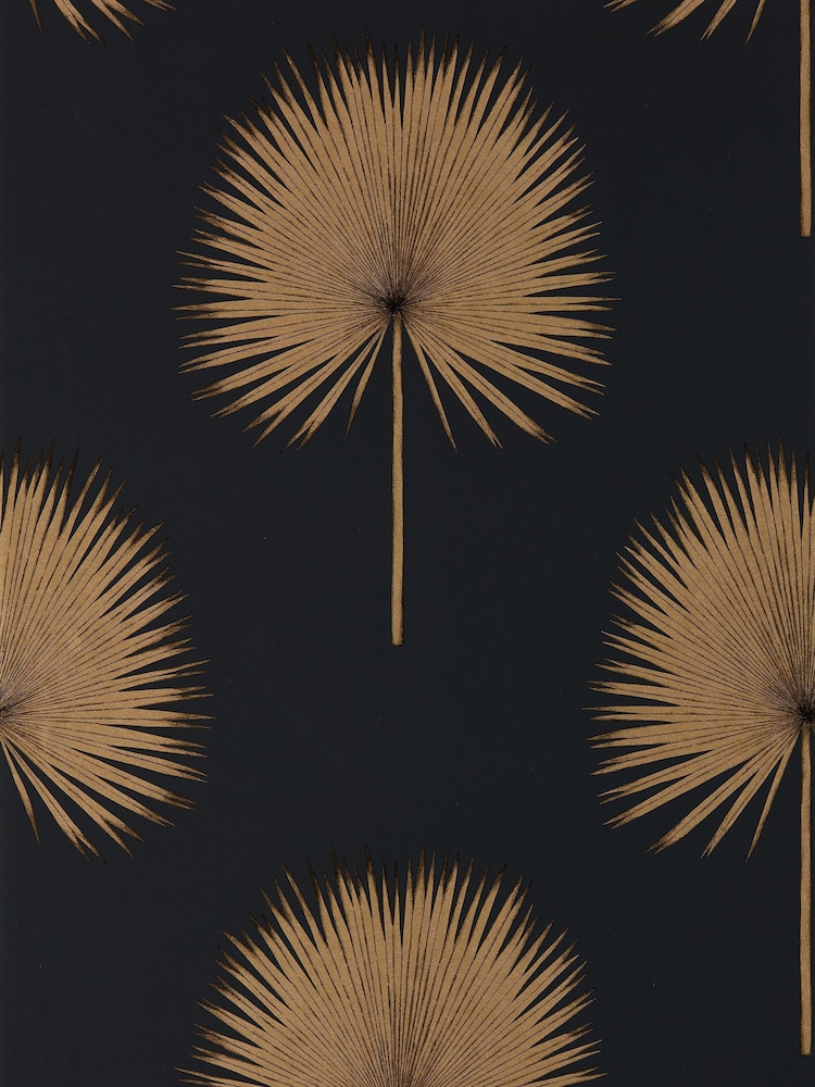 Sanderson Grey Fan Palm 10.05M Wallpaper - Image 1 of 1