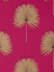 Sanderson Pink Fan Palm 10.05M Wallpaper - Image 1 of 1