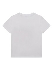 KENZO KIDS Tiger Multi/White Print Logo T-Shirt - Image 2 of 2