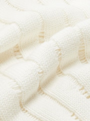 Ecru Cream Grunge Stitch Detail Knitted Tank Vest - Image 7 of 7