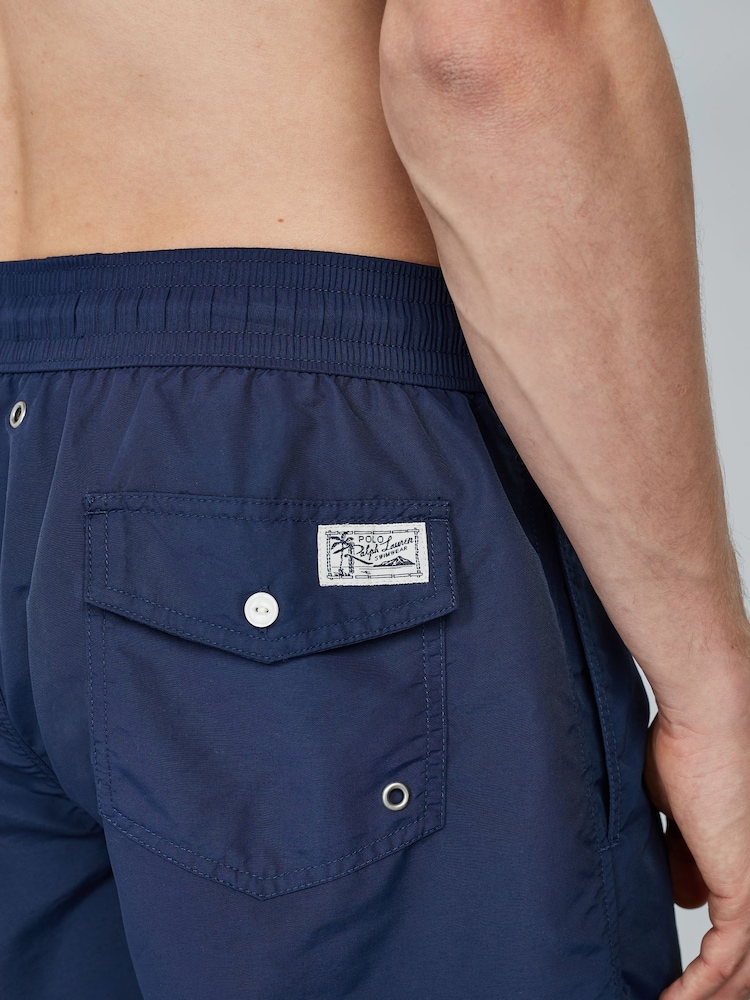 Polo Ralph Lauren Navy Traveller Swim Shorts - Image 4 of 6