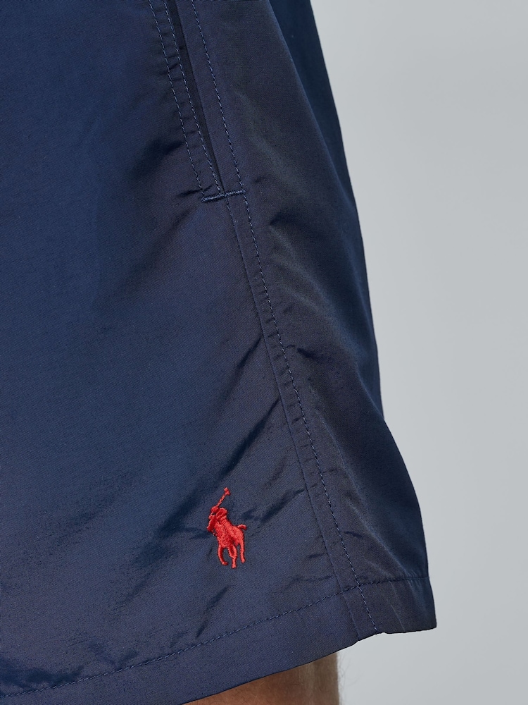 Polo Ralph Lauren Navy Traveller Swim Shorts - Image 5 of 6