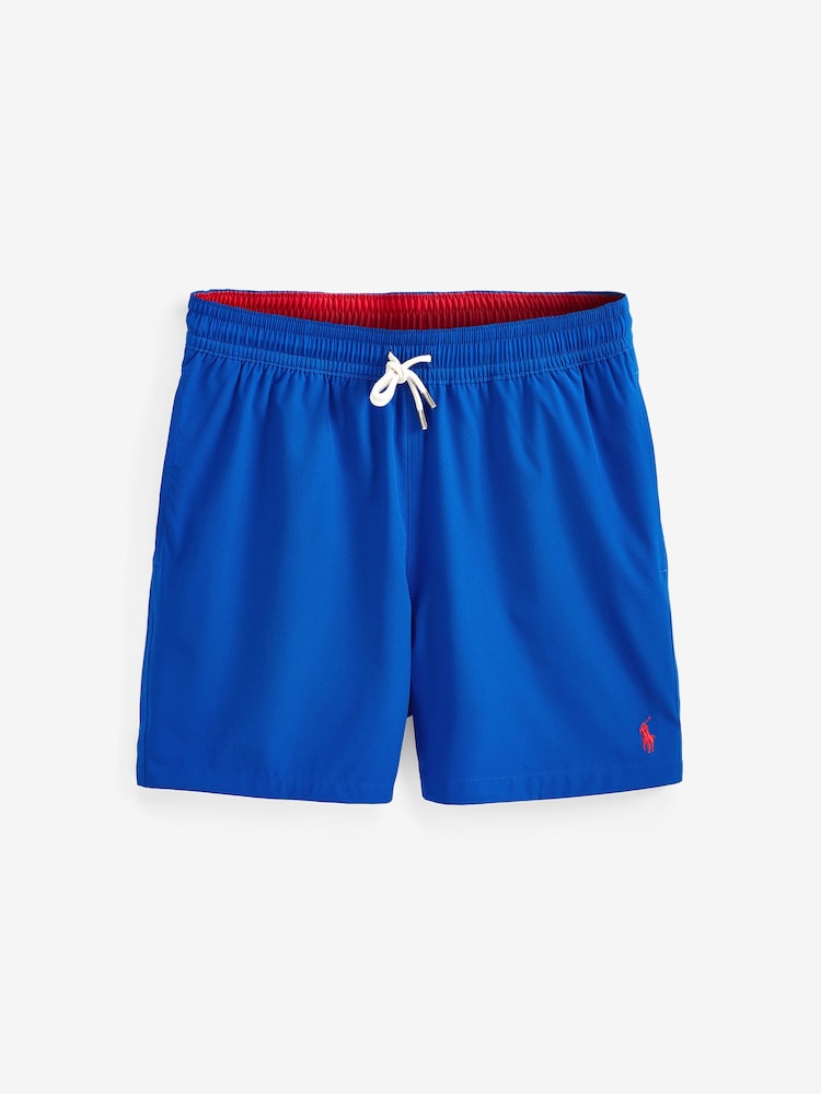 Polo Ralph Lauren Blue Traveller Swim Shorts - Image 5 of 5