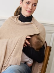 Seraphine Cotton Nursing Shawl - 7суретінің 4 суреті