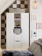 White Compton Kids Triple Wardrobe - Image 1 of 11