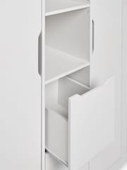 White Compton Kids Triple Wardrobe - Image 10 of 11