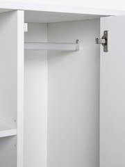 White Compton Kids Triple Wardrobe - Image 11 of 11