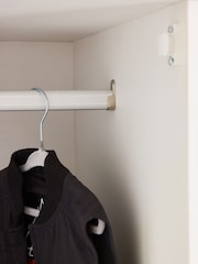 White Compton Kids Triple Wardrobe - Image 3 of 11