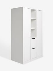 White Compton Kids Triple Wardrobe - Image 8 of 11