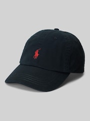 Черный/красный - Polo Ralph Lauren классическая спортивная 100хлопковая кепка - Image 1 of 4