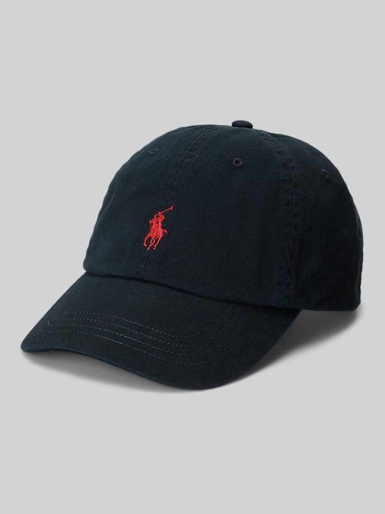 Черный/красный - Polo Ralph Lauren классическая спортивная 100хлопковая кепка - Image 1 of 4