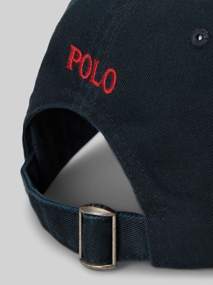 Czarny/czerwony - Polo Ralph Lauren Classic Sports 100% Cotton Cap - Image 3 of 4