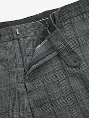 Grey Slim Fit Signature Check Suit Trousers - Image 6 of 10
