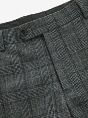 Grey Slim Fit Signature Check Suit Trousers - Image 7 of 10