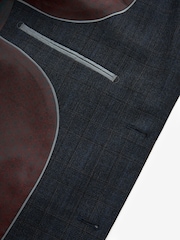 Blue Regular Fit Check Signature Suit Jacket - Image 13 of 13