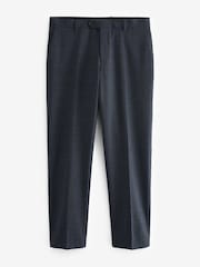 Blue Regular Fit Check Signature Suit: Trousers - Image 7 of 11