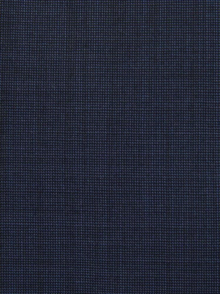 Blue Tailored Fit Signature Wool Textured Suit Trousers - Image 10 of 10