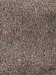Taupe Slim Fit Signature Moons British Fabric Textured Suit Jacket - Image 11 of 12