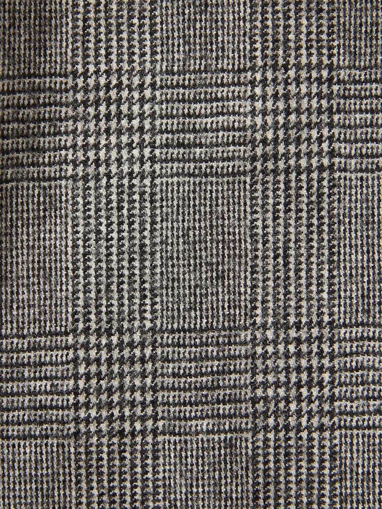 Grey Double Breasted Signature EA Matthews British Fabric Check Suit Jacket - Image 14 of 15