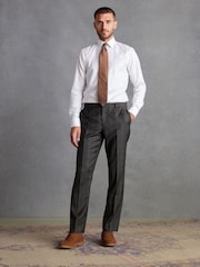 Green Tailored Fit Signature Empire Mills British Fabric Check Suit Trousers - Image 2 of 10