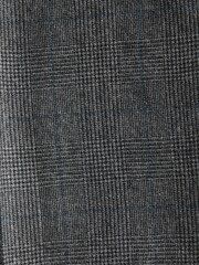 Grey Tailored Fit Signature British Fabric Check Suit Trousers - Image 9 of 10
