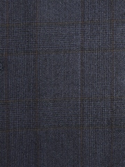 Marineblau/blau - Signature, Slim-Fit-Anzugjacke aus italienischem Stoff mit Karomuster - Bild 14 von 14