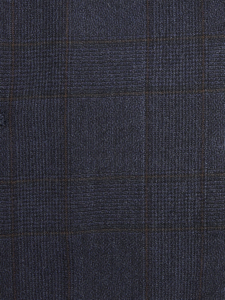 Marineblau/blau - Signature, Slim-Fit-Anzugjacke aus italienischem Stoff mit Karomuster - Bild 14 von 14