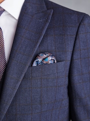 Marineblau/blau - Signature, Slim-Fit-Anzugjacke aus italienischem Stoff mit Karomuster - Bild 6 von 14