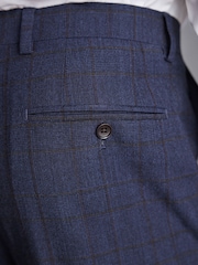 Marineblau/blau - Signature-Slim-Fit-Anzughose aus italienischem Stoff mit Karomuster - Bild 11 von 12