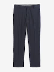 Marineblau/blau - Signature-Slim-Fit-Anzughose aus italienischem Stoff mit Karomuster - Bild 7 von 12