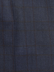 Marineblau/blau - Signature-Slim-Fit-Anzughose aus italienischem Stoff mit Karomuster - Bild 8 von 12