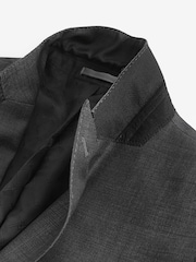 Grey Slim Fit Signature Zignone Italian Fabric Suit Jacket - Image 7 of 11