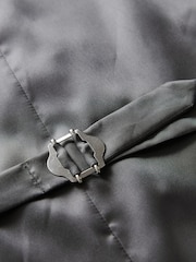 Charcoal Grey Regular Fit Signature TG Di Fabio Italian Fabric Check Waistcoat - Image 9 of 11