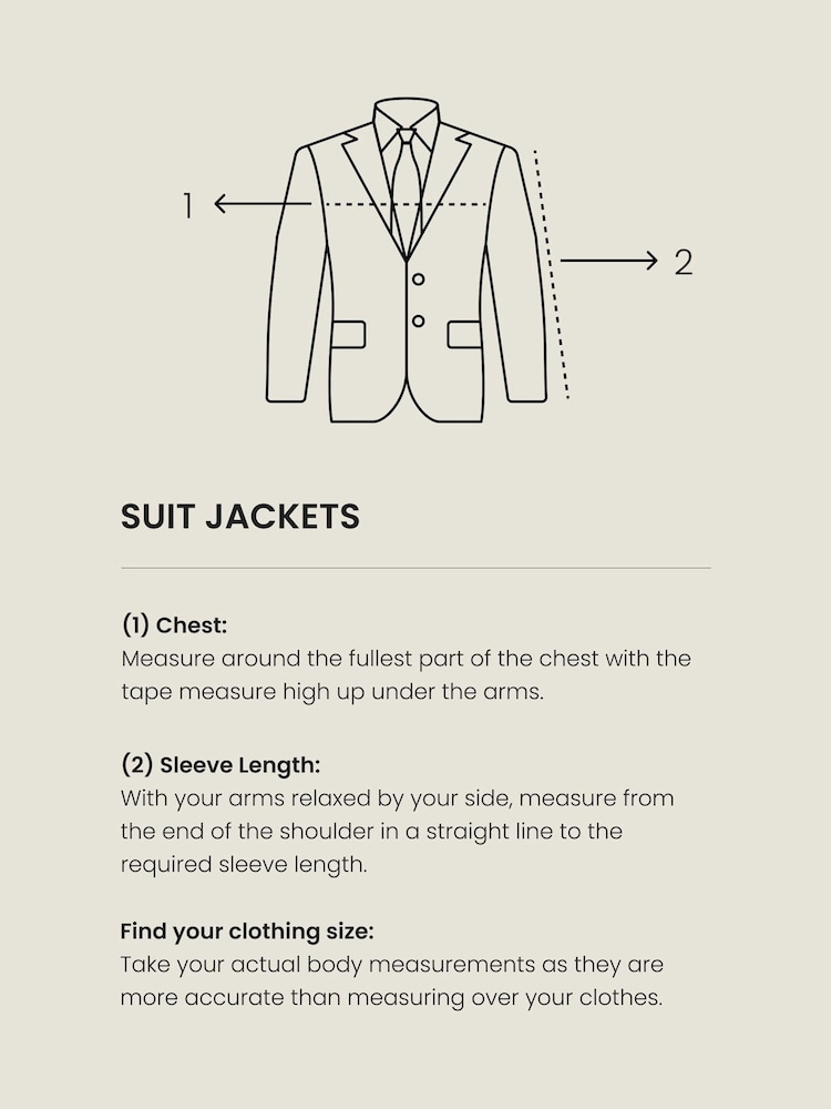 Navy Blue Slim Fit Signature Cerruti Wool Check Suit Jacket - Image 12 of 12