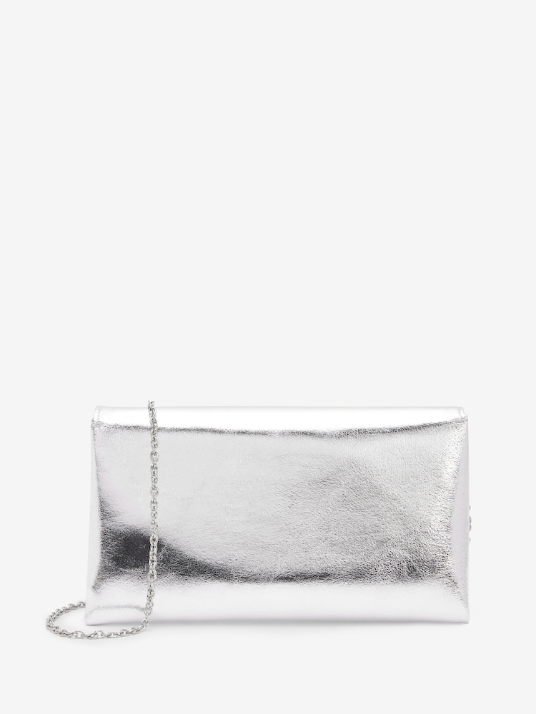 Argent - Pochette Sac avec chaîne à bandoulière amovible - Image 4 of 6