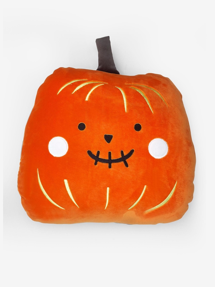 Orange Halloween Pumpkin Cushion - Image 5 of 5 Orange Halloween Pumpkin Cushion - Image 5 of 5