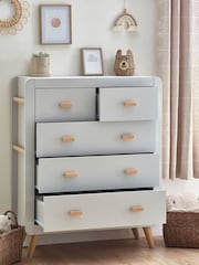 Grey Alix Kids 5 Drawer Chest of Drawers - Image 2 of 7