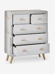 Grey Alix Kids 5 Drawer Chest of Drawers - Image 6 of 7