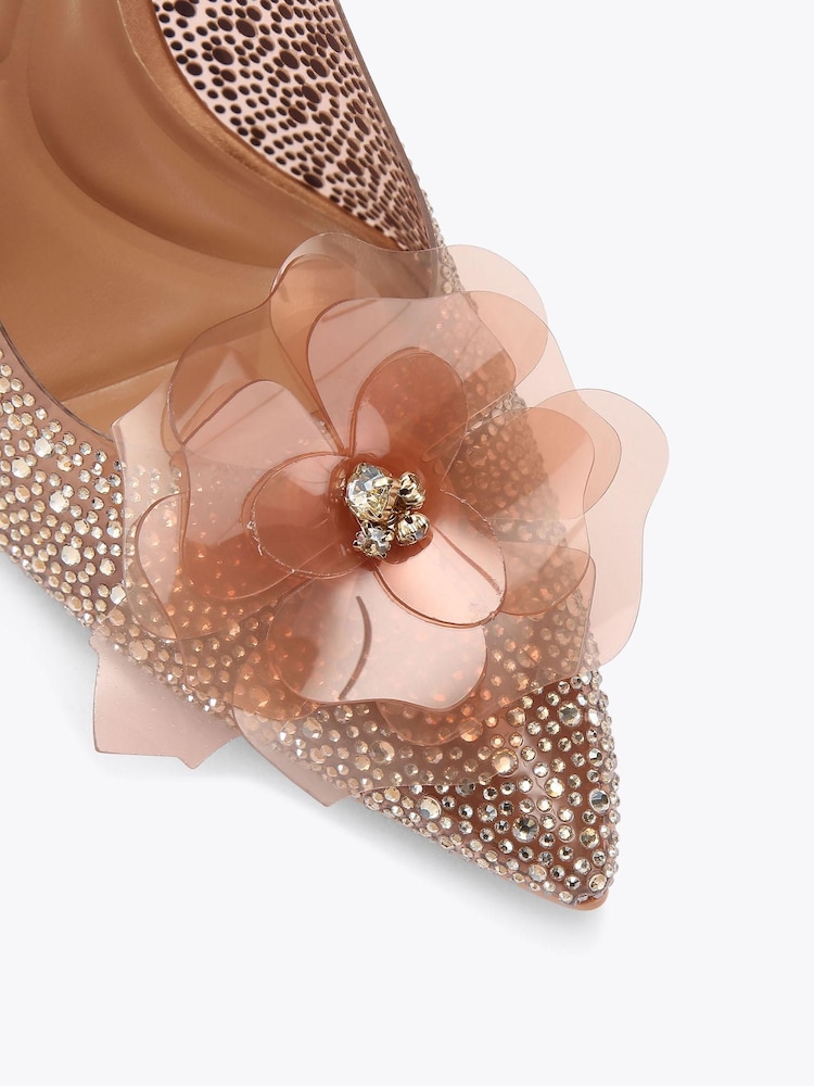 Carvela Brown Positano Vinyl Flower Shoes - Image 5 of 5 Carvela Brown Positano Vinyl Flower Shoes - Image 5 of 5