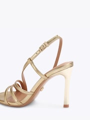 Carvela Gold Paparazza Heel Sandals - Image 3 of 4
