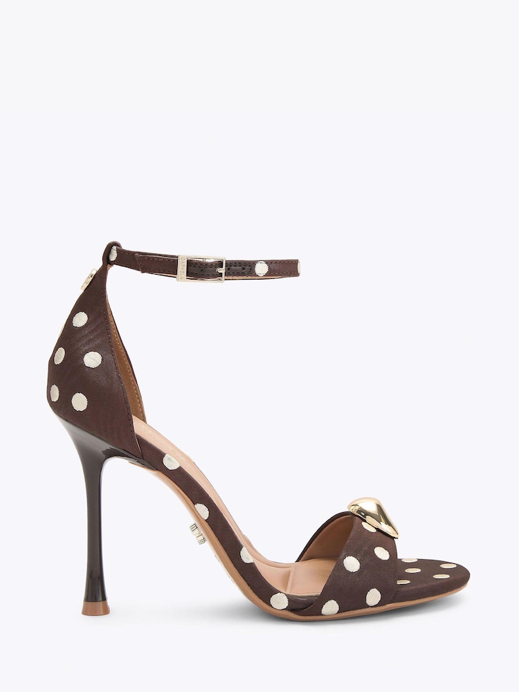 Carvela Brown Incanto Polka Sandals - Image 1 of 4 Carvela Brown Incanto Polka Sandals - Image 1 of 4