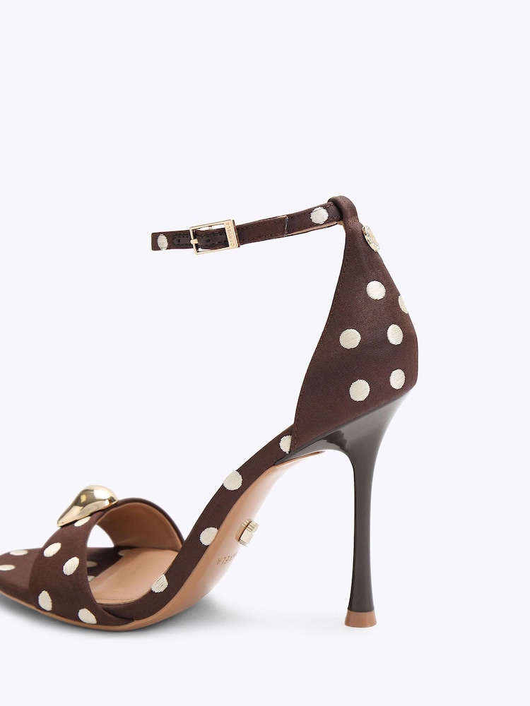 Carvela Brown Incanto Polka Sandals - Image 2 of 4 Carvela Brown Incanto Polka Sandals - Image 2 of 4