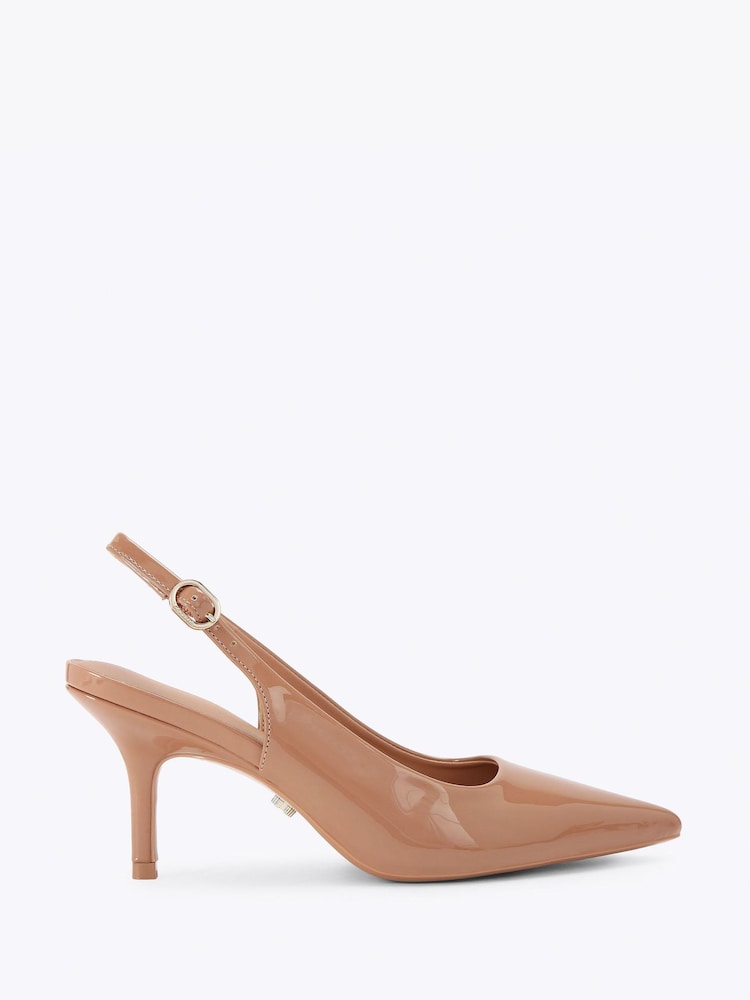 Carvela Beige Spirit Sling Shoes - Image 1 of 4
