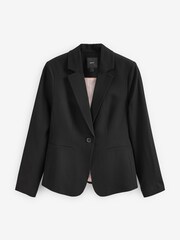 Schwarz - Tailored Einreihiger Blazer - Bild 6 von 7