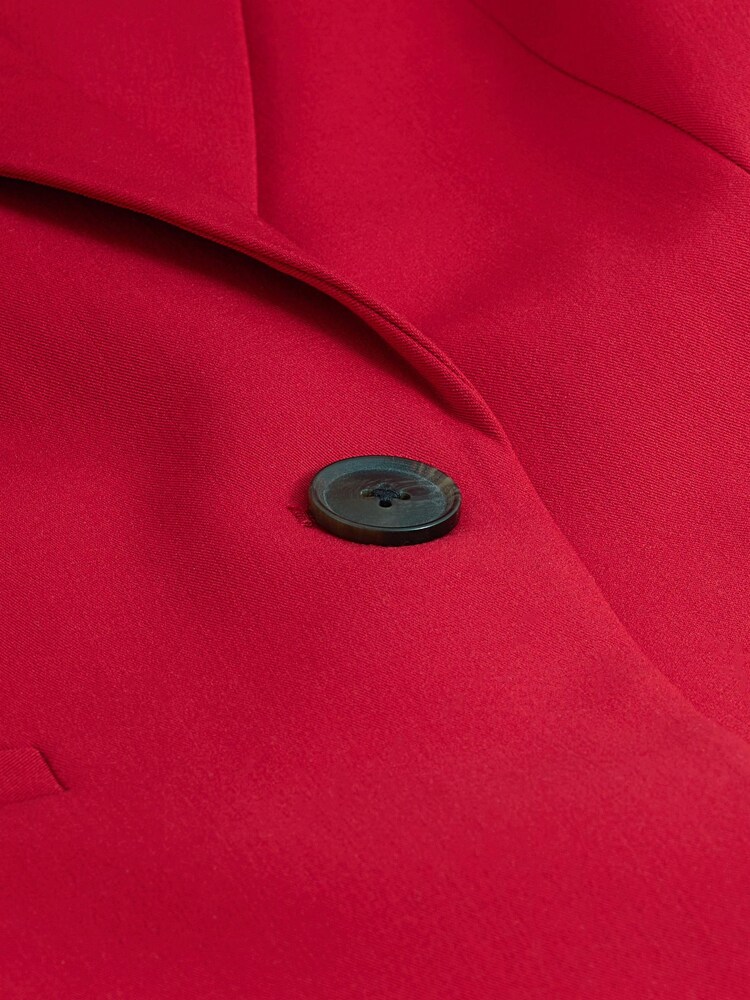 Rot - Tailored Einreihiger Blazer - Bild 6 von 6
