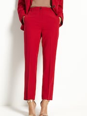 Red Tailored Slim Trousers - Image 2 of 6