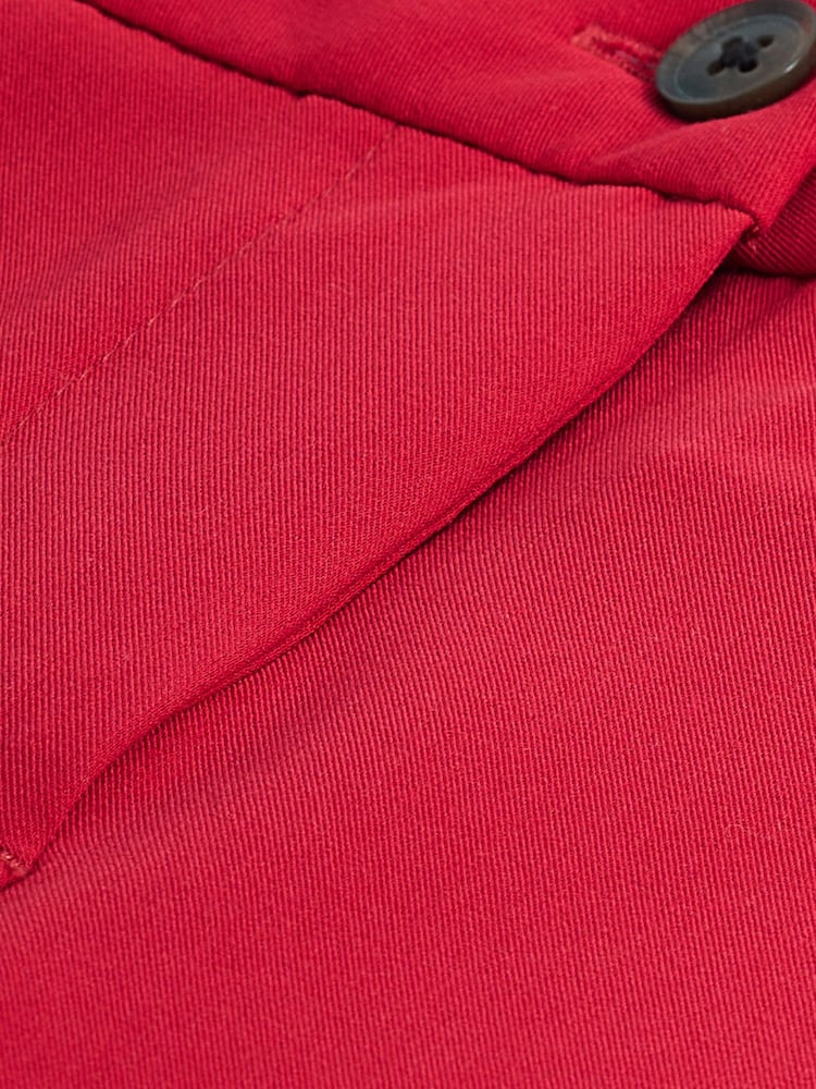 Red Tailored Slim Trousers - Image 6 of 6