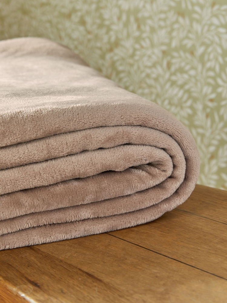 Decke aus flauschigem Fleece - Bild 2 von 6 Decke aus flauschigem Fleece - Bild 2 von 6
