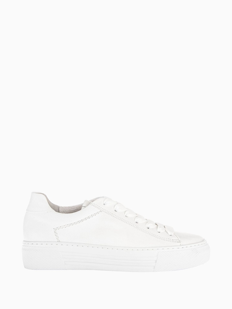 Gabor Camrose Leather Trainers - Image 1 of 5