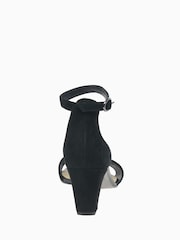Gabor Unicorn Black Suede Strap Sandals - Image 2 of 5